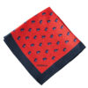 Handkerchief blue bug navy/red
