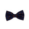 Bow tie bug jaquard orange/dark blue