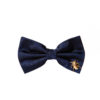 Bow tie bug gold pin navy blue